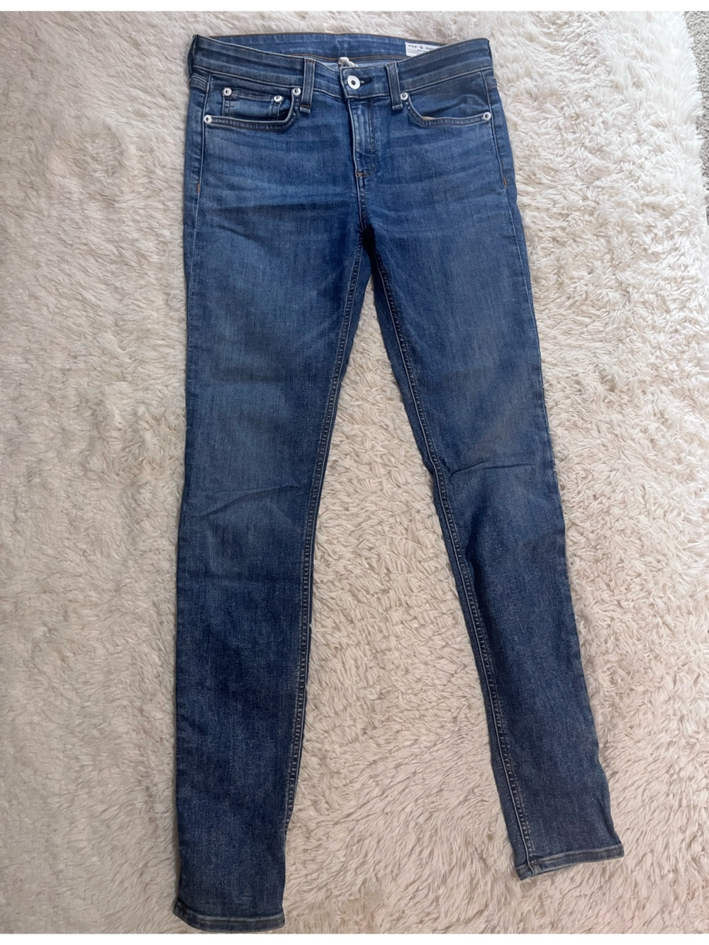 rag & bone Women's Navy Skinny Jeans